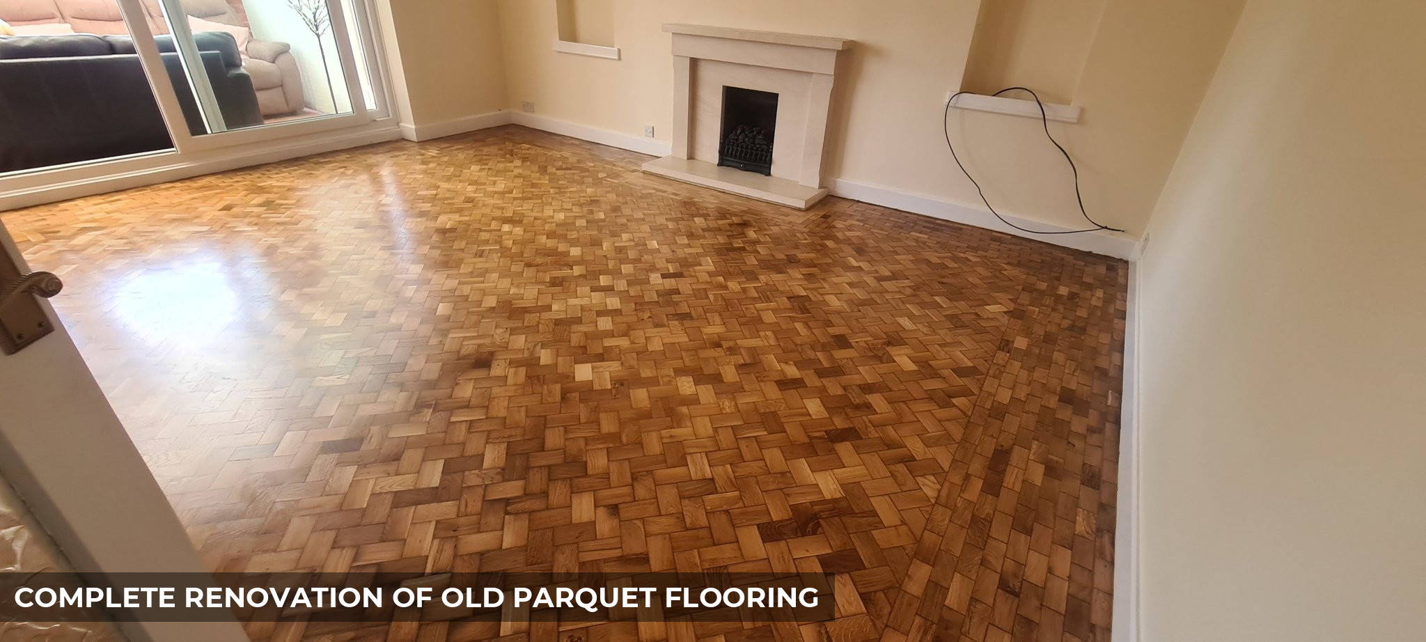 Unique Vintage Oak Parquet Flooring Restoration in Watford