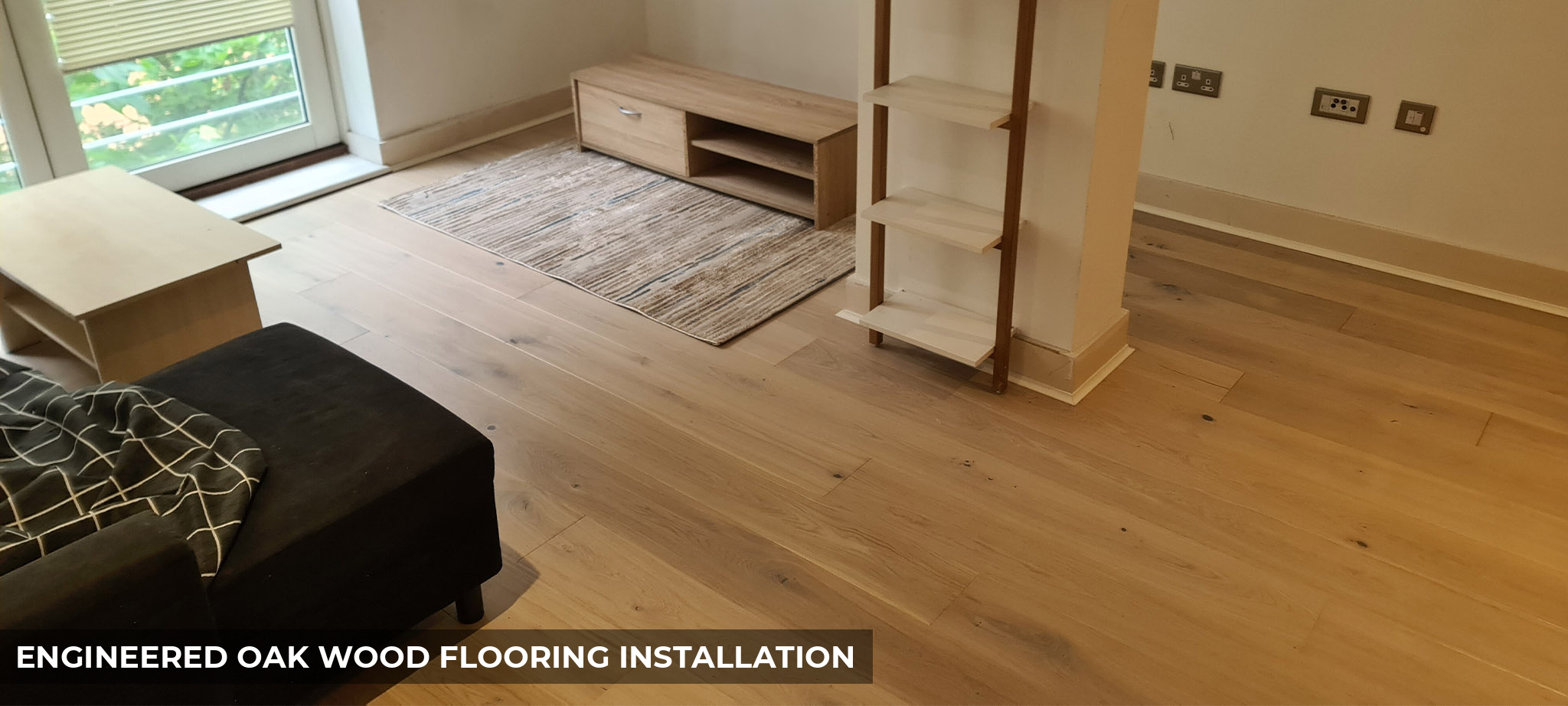 Replacement of Flooring with Holt Rockingham Engineered Oak Flooring in Deptford