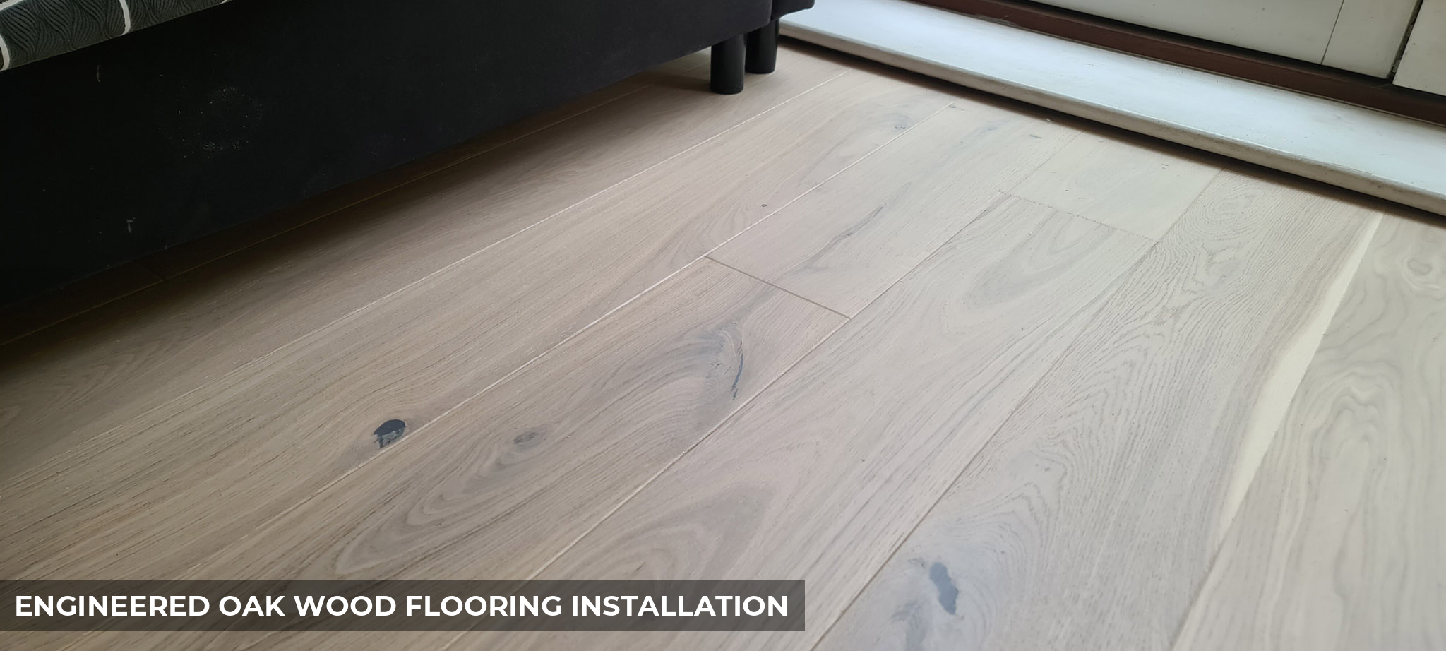 Replacement of Flooring with Holt Rockingham Engineered Oak Flooring in Deptford