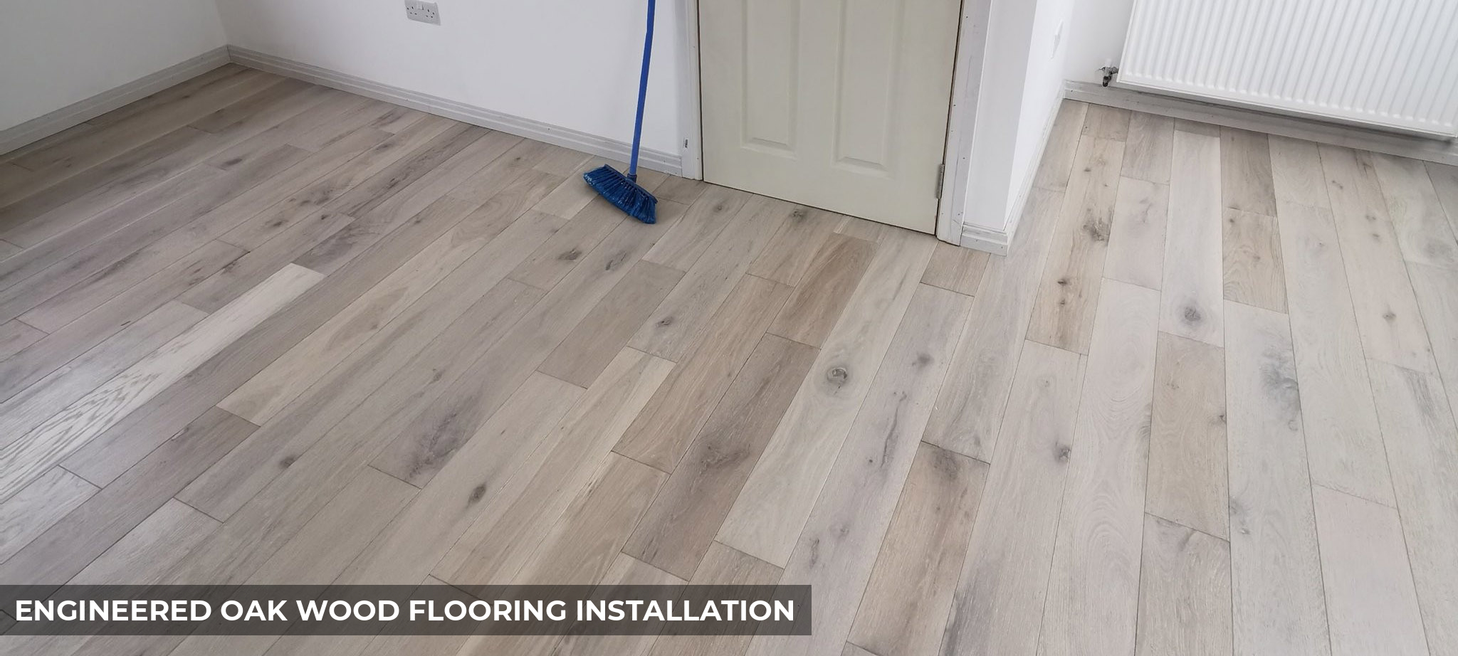 Pale Oak Engineered Wood Flooring Installation in Barking