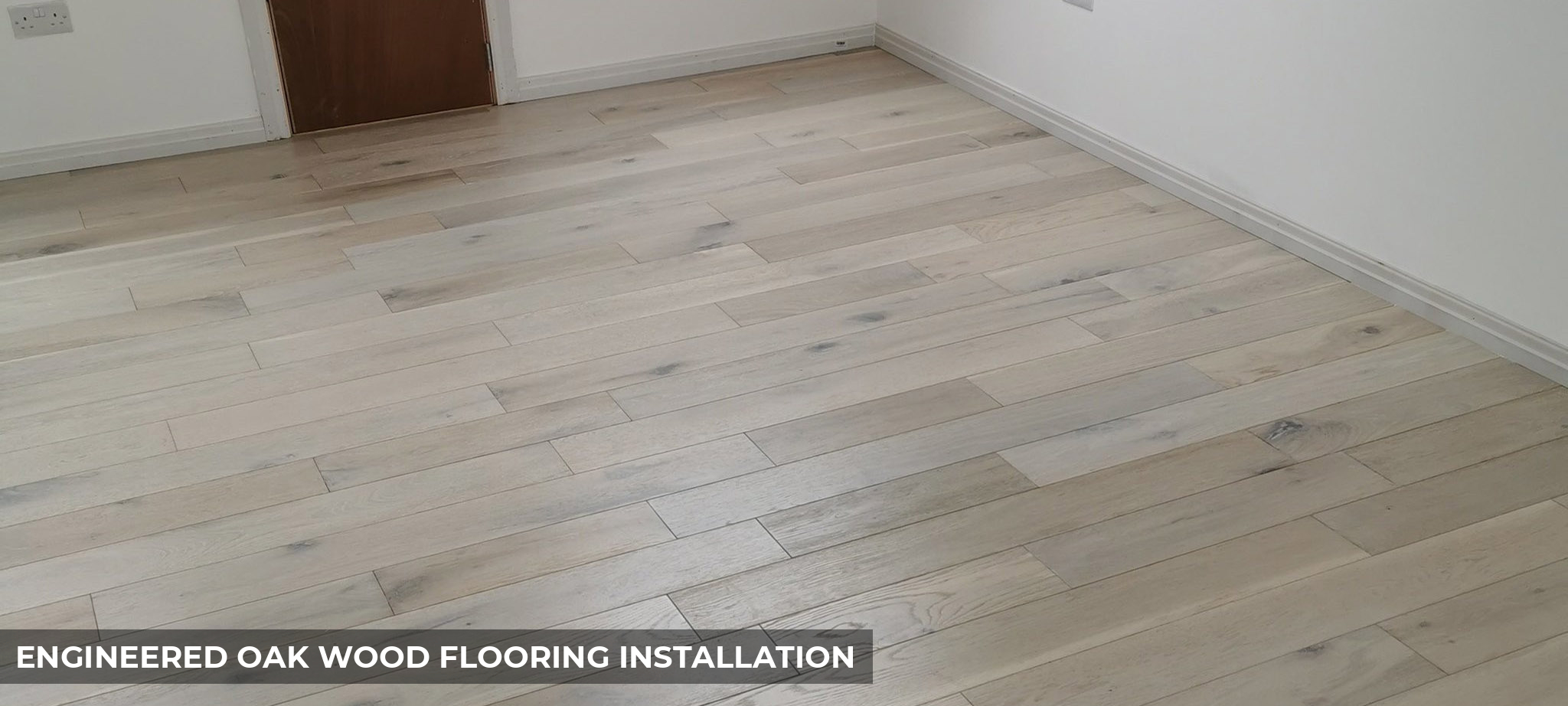 Pale Oak Engineered Wood Flooring Installation in Barking