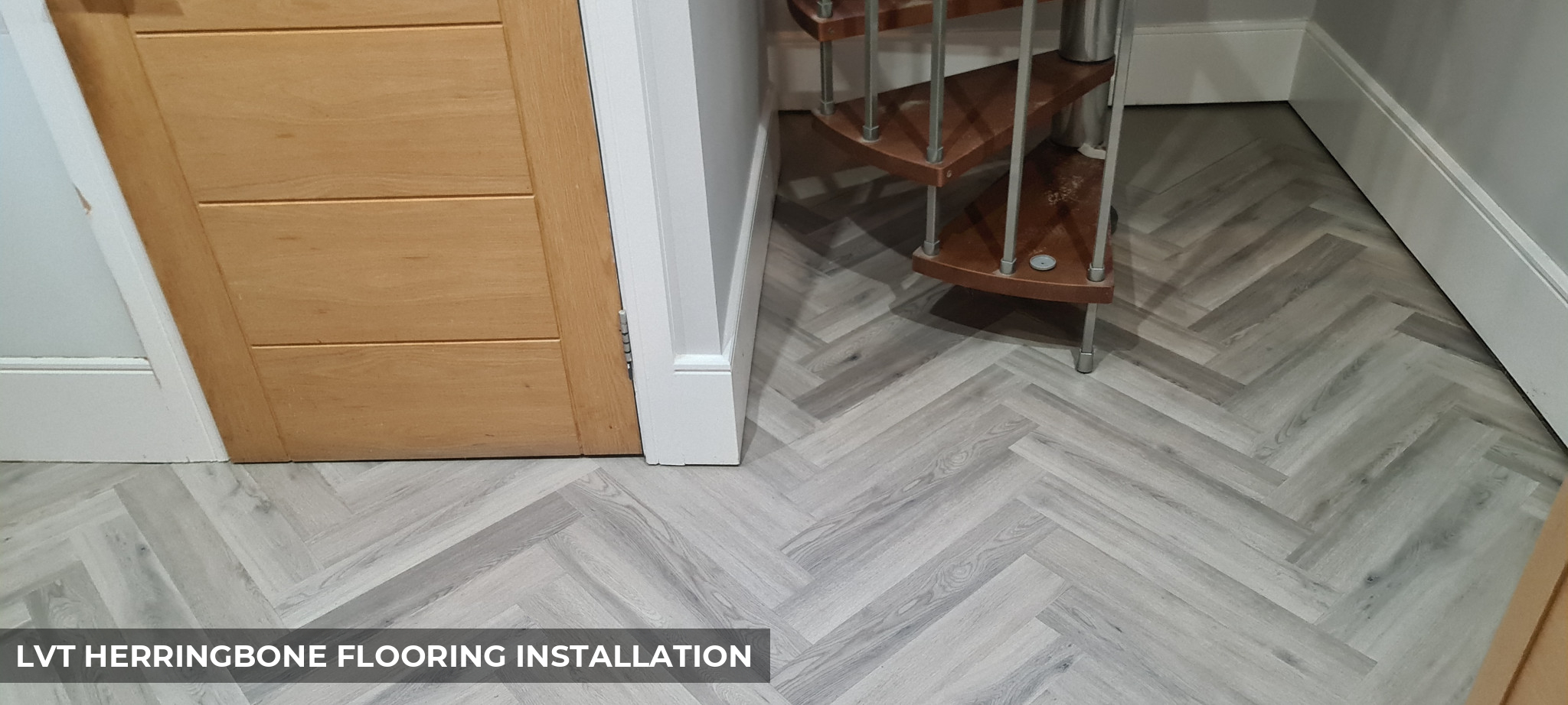 LVT Herringbone Flooring Installation in Clapham