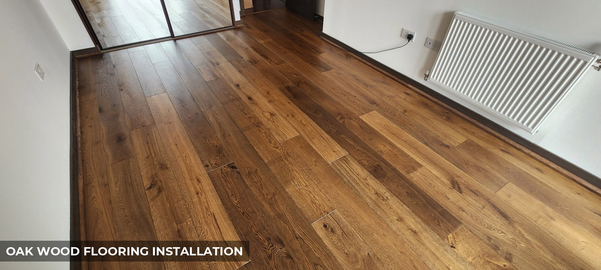 Oak Wood Flooring Installation in Stratford