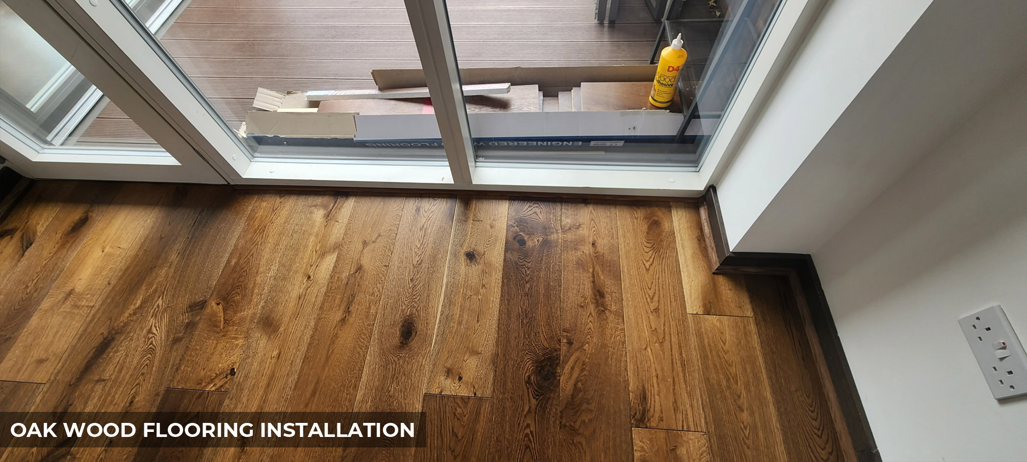 Oak Wood Flooring Installation in Stratford