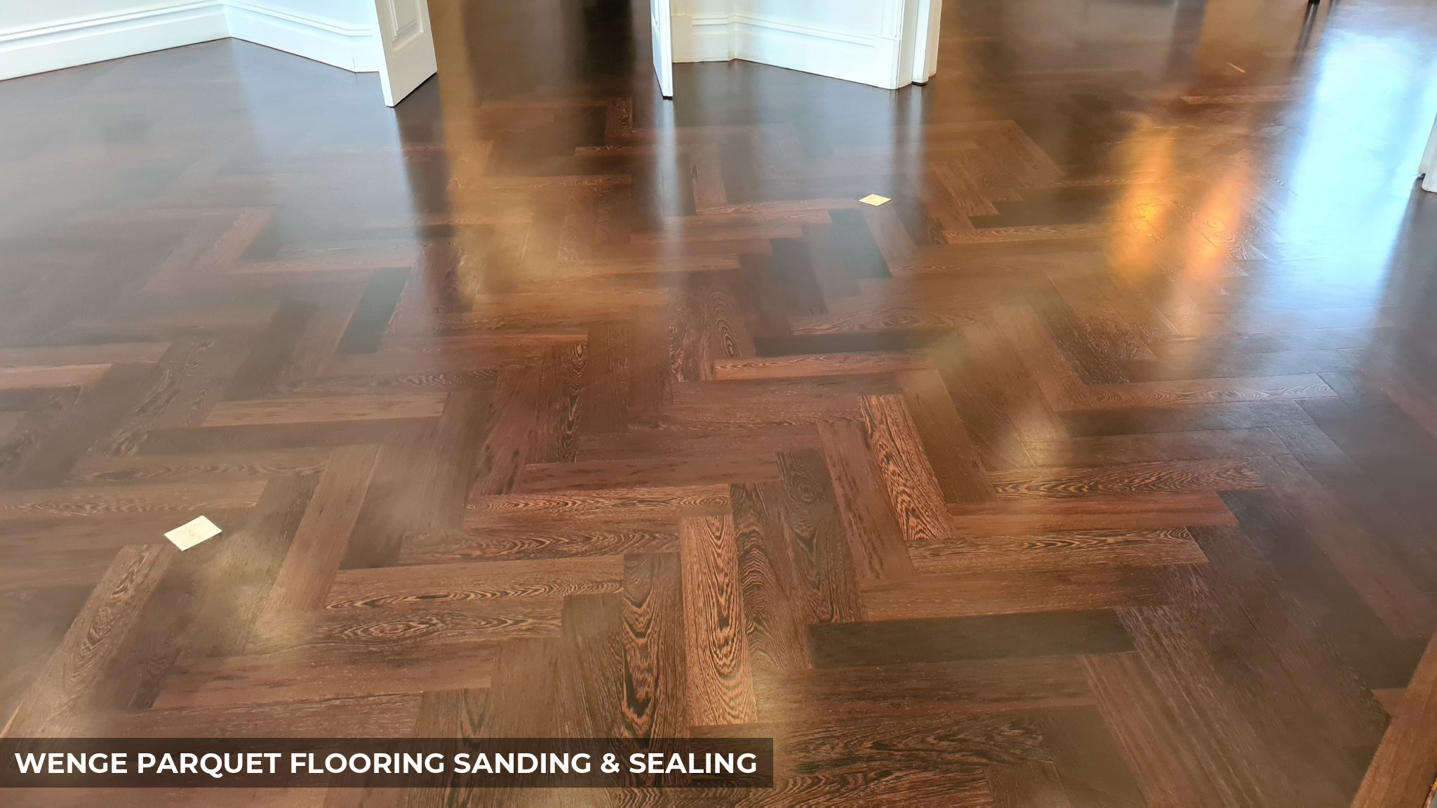 Wenge Parquet Flooring Sanding & Sealing in Kensington