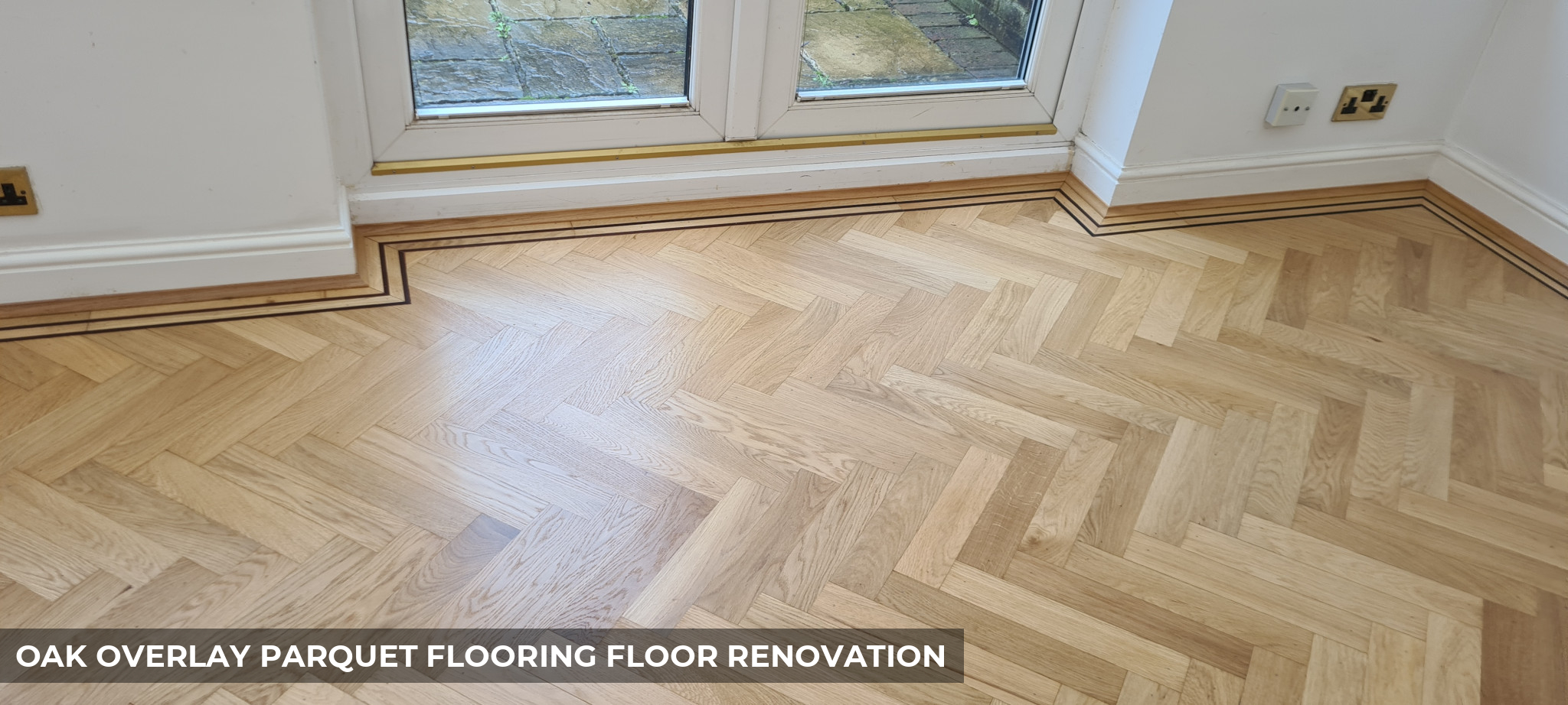 Oak Overlay Parquet Flooring Floor Renovation in Kingston