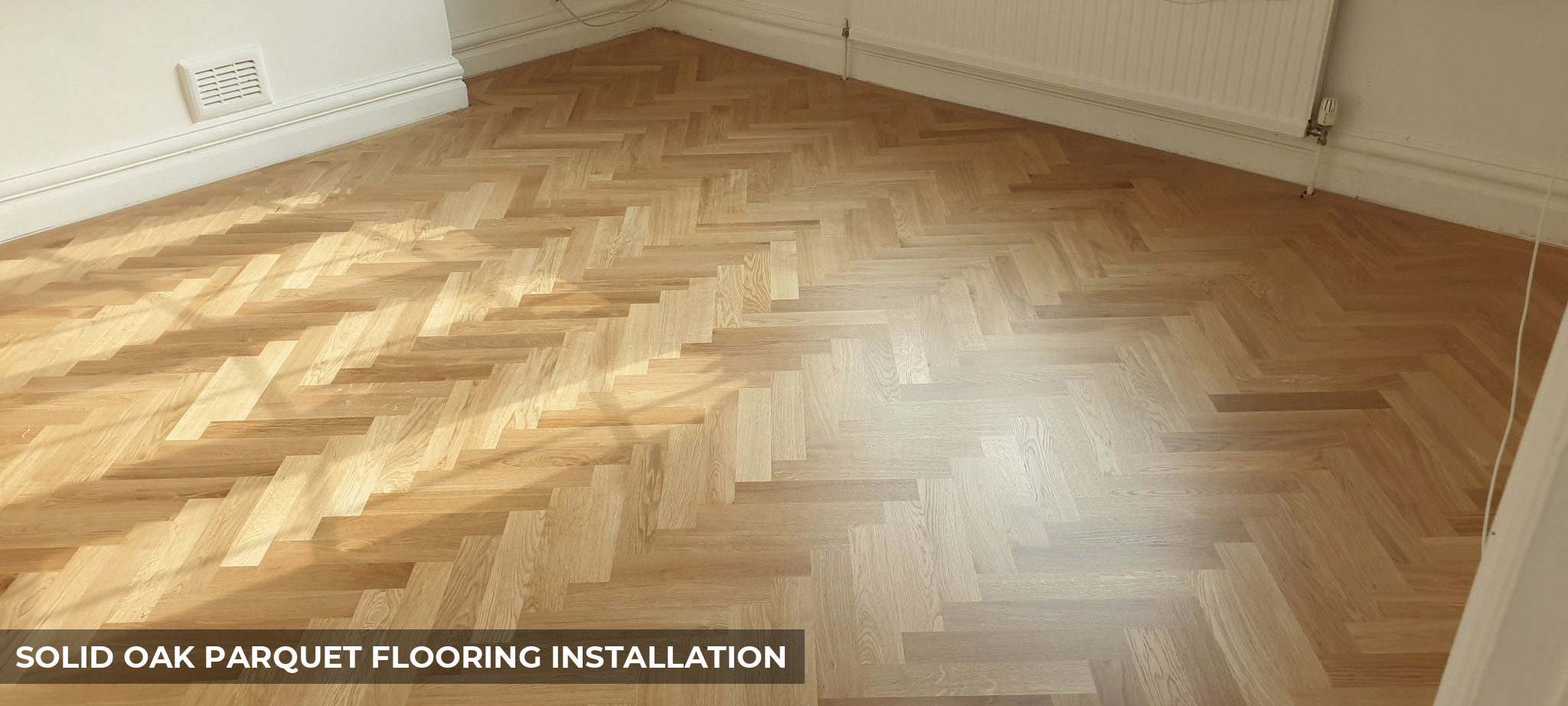 Solid Oak Parquet Flooring Installation in Richmond, TW9, TW10