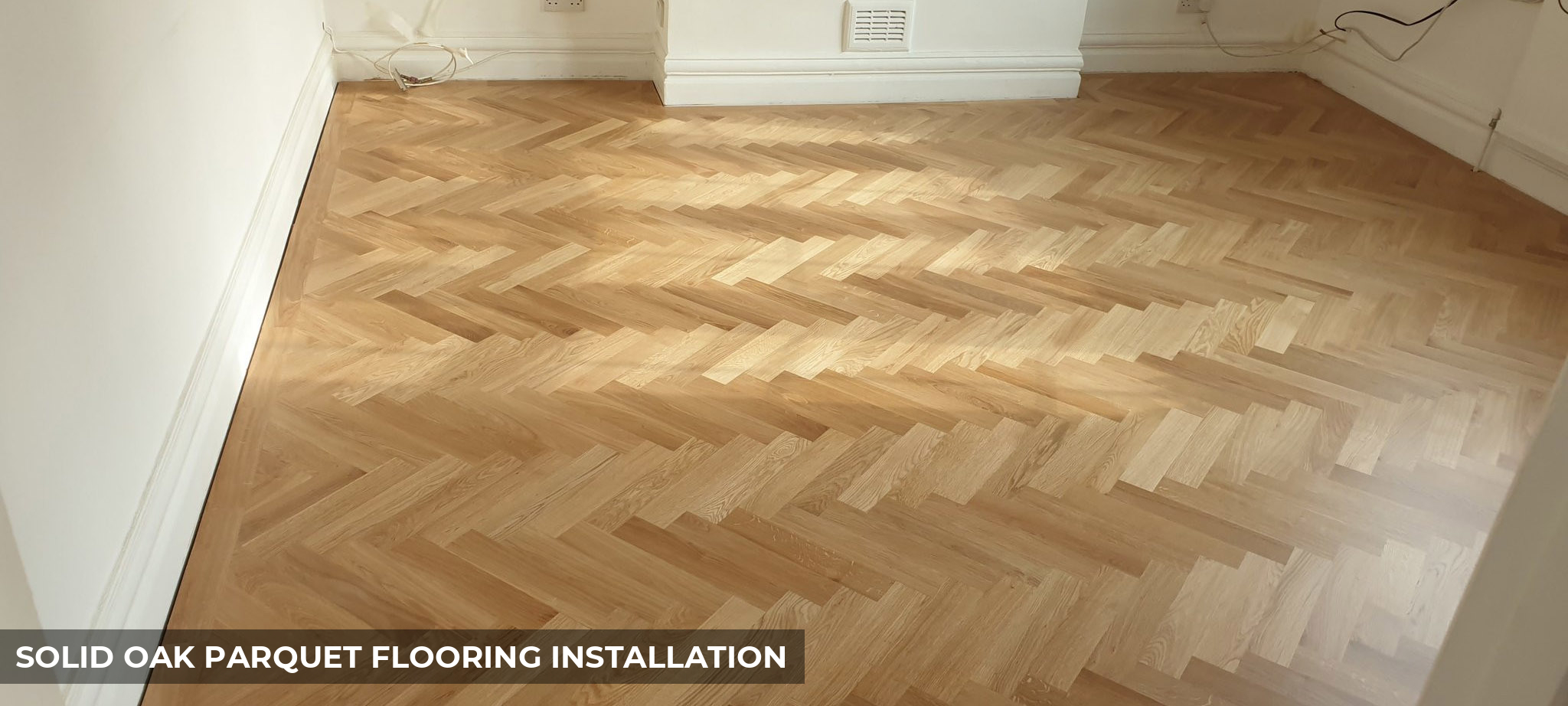 Solid Oak Parquet Flooring Installation in Richmond, TW9, TW10